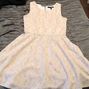 Cream lace dress